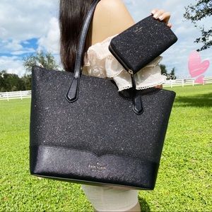 BUNDLE💞Kate Spade Glitter Tote & Wallet
